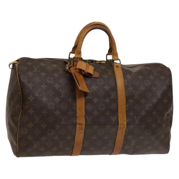 LOUIS VUITTON Monogram Keepall 50 Boston Bag M41426 - Picture 1 of 16